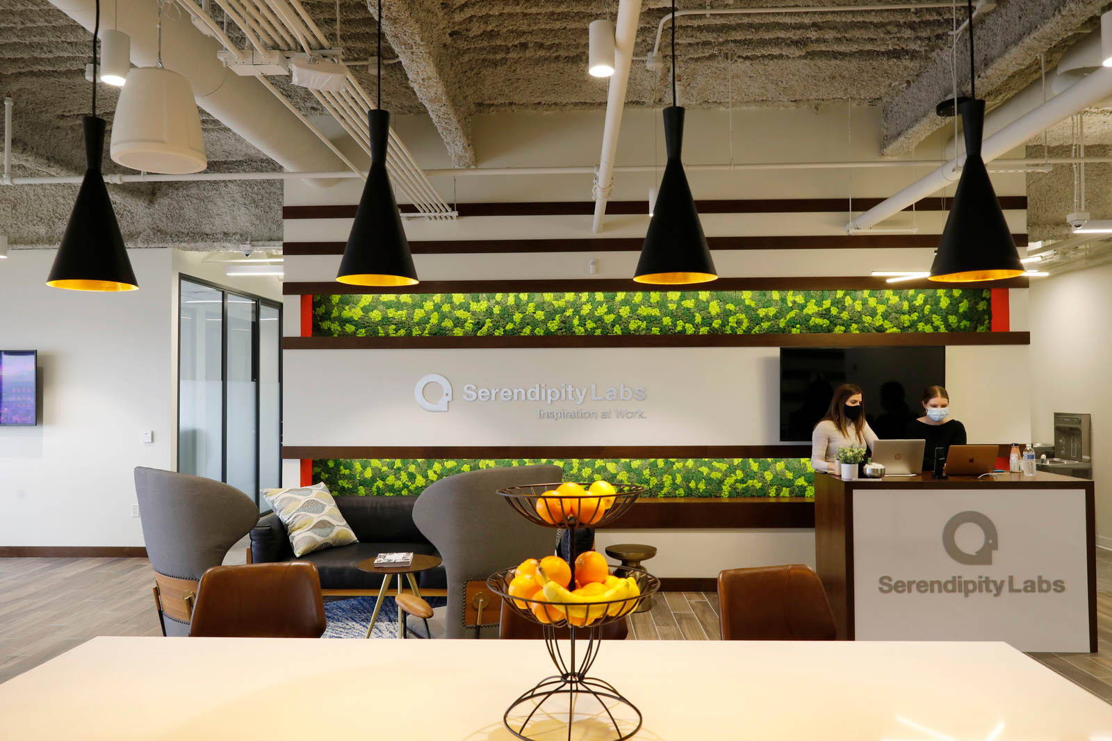 Counters, couches, desks